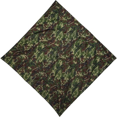 Camouflage Outdoor Draagbare Lichtgewicht Regenbestendige Mat RegenTent Zeil Schuilplaats 2*2M