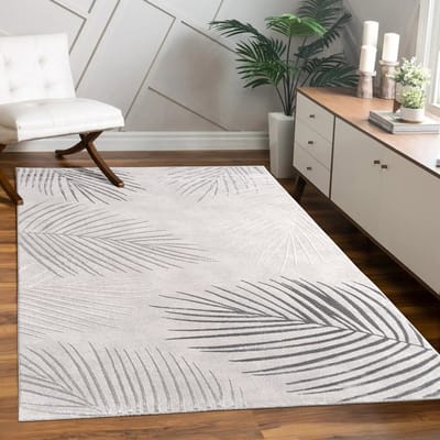 Paco Home Vloerkleed Woonkamer Laagpolig Patroon Bloemen Regenboog Patroon Geometrisch 120x160 cm