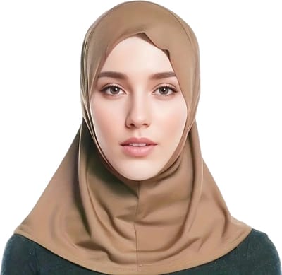 Bovista Hoofddoek - Hijab - Dames - Abaya - Sjaal - Islamitische Kleding - Moslim Kleding - Alhamdulillah - Bruin