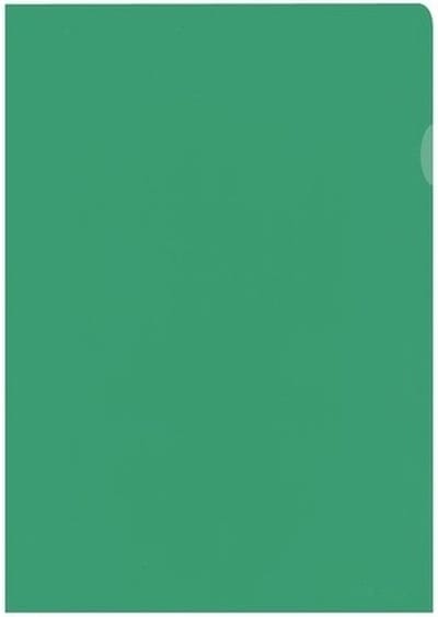 Kangaro L-map - A4 - PP 120 micron - groen transparant - 10 stuks