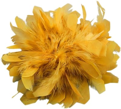 Veer haarspeld broche dames veerbroche kalkoenveer broche veerkorset vintage veren hoofdsieraad corsage haaraccessoires voor doe-het-zelf bruiloft feest verjaardag sieraden accessoires, wit