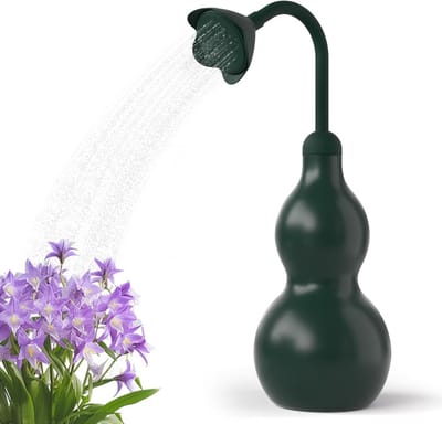Kleine Gietkan voor Binnenplanten, 11oz met Verstelbare Tuit en Rozenkop, Ideaal voor Kamerplanten, Succulenten en Cactussen