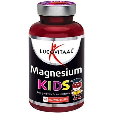 Lucovitaal Magnesium kids vegan 90 Kauwtabletten