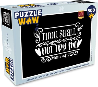 Puzzel Mama - Filosofie - Spreuken - Legpuzzel - Puzzel 500 stukjes