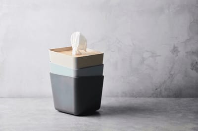 Point-Virgule Tissuebox - Naturel - Met deksel