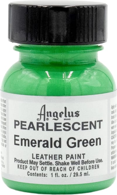 Angelus Leather Acrylic Paint - textielverf voor leren stoffen - acrylbasis - 29,5ml - Parelmoer Blauw