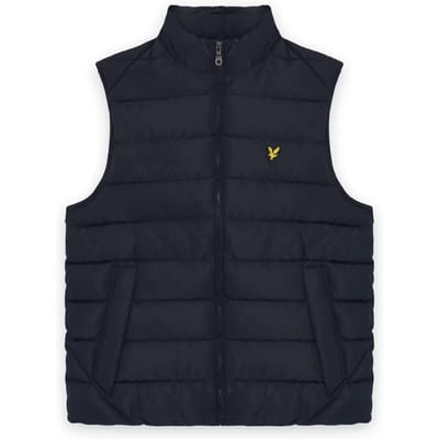 Lyle & Scott - Jas Donkerblauw Lyle&scott Quilted Gilet Bodywarmers Donkerblauw Jk2401v
