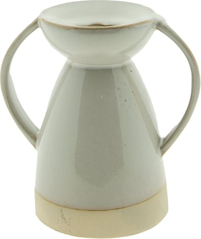 Clayre & Eef Kandelaar 9 cm Beige Porselein