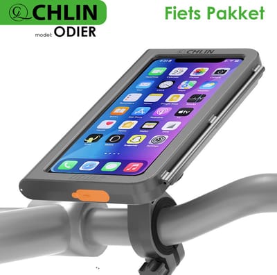 CL CHLIN® Odier Universeel - Waterdichte telefoonhouder voor op de fiets - geschikt voor 4 t/m 7 inch telefoon - Anti-Shock - 360 graden rotatie - Smartphone Telefoon houder - Universeel - fietshouder - telefoonhouder fiets - iphone - waterdicht