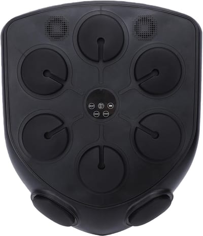 Slimme Muziek Boksmachine - Wandboksmachine Bokstrainer - Thuis Fitness - Rhythm Sync Verlichting - 55 x 45 x 10.5 cm