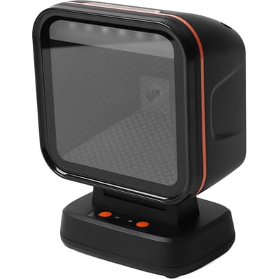 Desktop Barcode Scanner Automatische Detectie Continue Scanning Betrouwbare Barcode Lezer Scanner voor Supermarkt Apotheek gray