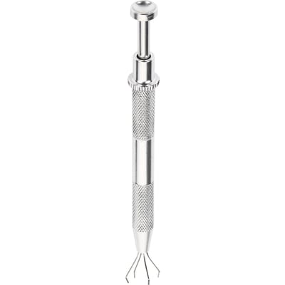 Sieradenhouder Oppakgereedschap Diamant Edelstenen Prong Pincet Vanger Grijper met 4 Klauwen (kort) white
