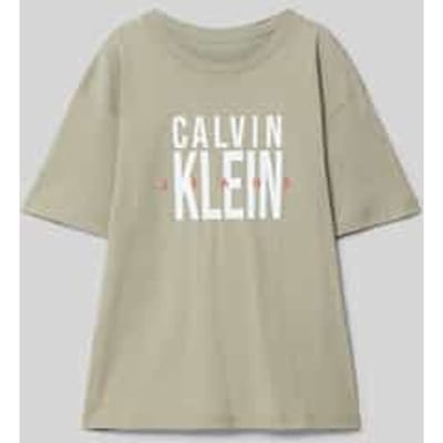 T-shirt met labelprint