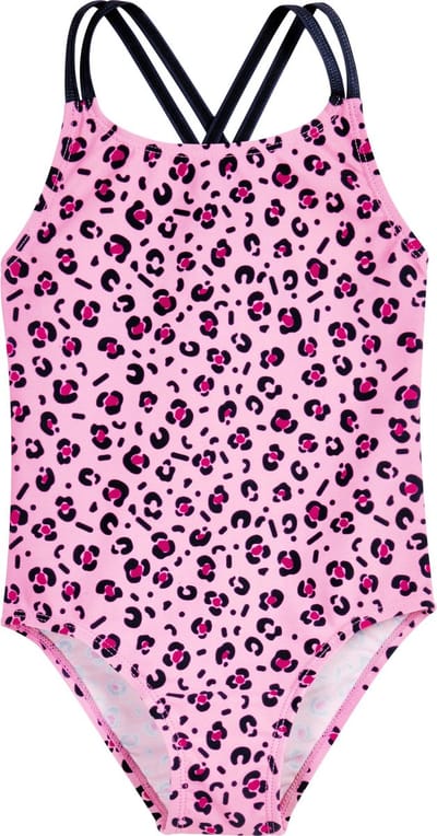 Playshoes - Badpak - UV - Werend - Panterprint - Roze - Maat 98/104
