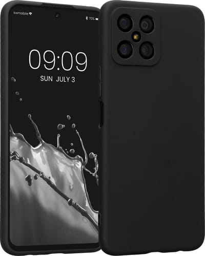 kwmobile telefoonhoesje geschikt voor Honor X8 - Hoesje voor smartphone - Precisie camera uitsnede - In mat zwart
