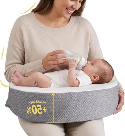 Ergonomisch voedingskussen voor borstvoeding - traagschuim, ondersteuning en comfort - ideaal voor plus size moeders en veilige verzorging