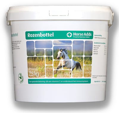 Rozenbottel 2,5 kg - Horse Adds Paardensupplementen