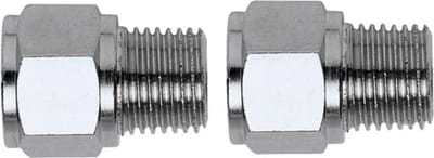 CriKo verloopstuk 3/8" buitendraad x 1/4" binnendraad - Voor compressor - 2 stuks