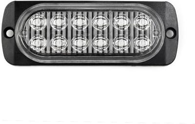 Achter Noodverlichting - Vervangende Lampen - Vrachtwagen Veiligheid - Helder Transparante Lens - 12V tot 24V - Rood