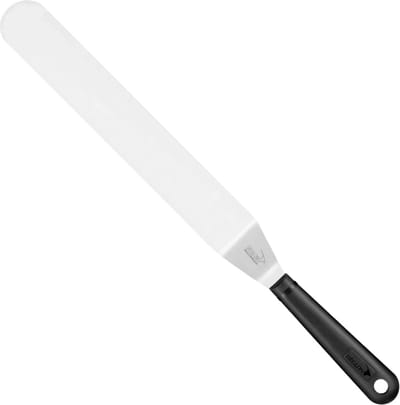 Déglon Gebogen spatel – 35 cm – ergonomisch kunststof handvat – vaatwasmachinebestendig