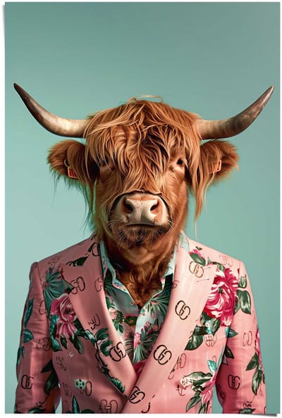 Poster Dressed Highlander - 91,5 x 61 - Papier - REINDERS