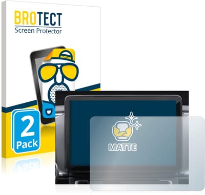 BROTECT - Screenprotector voor Fiat Ducato 2021 10" Uconnect Radio - Folie Beschermfolie matte 2 Stuks