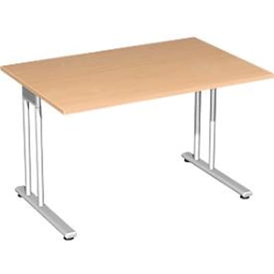 Bureautafel PALENQUE, C-poot, rechthoek, B 1200 x D 800 x H 720 mm, beuken