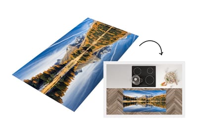 Keukenloper - Loper keuken - Alpen - Bergen - Bos - 120x60 cm - Keukenloper vinyl