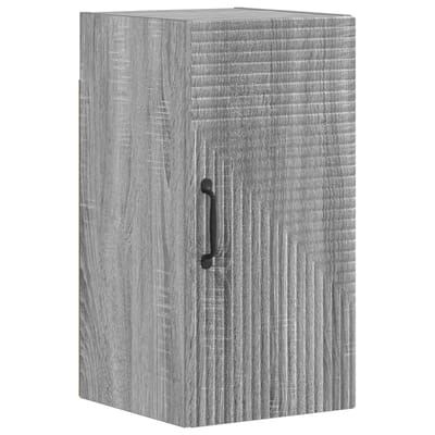 vidaXL - Badkamer - wandkast - HAARLEM - Grijs - Sonoma - 30 - x - 31 - x - 59 - cm