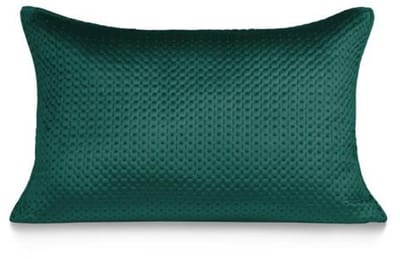 Kussenhoes Maya 50x70 cm - Luxe groen velours met geometrische patronen
