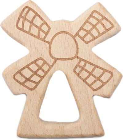 Durable Houten Bijtring Molen | Baby bijtring