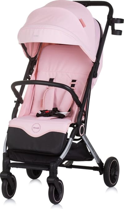 Opvouwbare Buggy - Kinderwagen Lichtgewicht - Compact Reizen - Eénhandige Vouwfunctie - Tot 22 kg - Roze