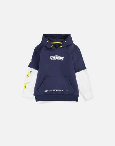 Pokémon Kids - Got Them All Trui met capuchon blauw 98/104