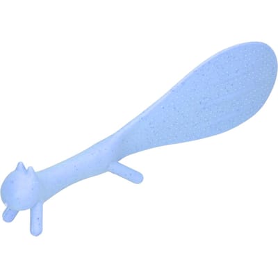 Rijstlepel Mooie Eekhoorntjes Vorm Staande Anti-aanbak Rijstlepel Keukengerei voor Thuiskeuken(Blauw )