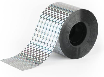 Pigeon Ribbon Afschrikmiddel voor Balkon, Effectieve Vogelbestrijding, 5cm x 110m, Ideaal voor Buitengebruik