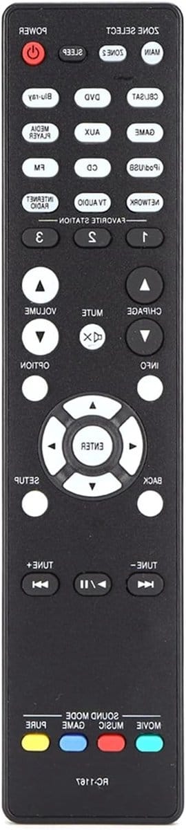 Universele Afstandsbediening voor Home Cinema, Vervangende Remote voor AV Ontvangers en Audio Apparatuur