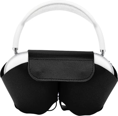 Phreeze Koptelefoon Hoes Universeel Hygienisch Zwart - Koptelefoon Case - Opbergcase Hoofdtelefoon - Geschikt voor o.a JBl, Sony, Bose - Zacht PU leer - Zwart