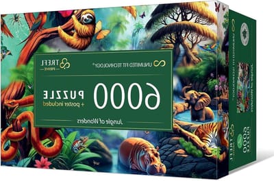 Legpuzzel - Puzzelspel - Ontspanning thuis - Unieke stukjes - 6000 stukjes - Multicolor