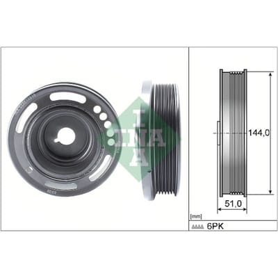 Schaeffler Ina Riemschijf, krukas INA 544 0168 10