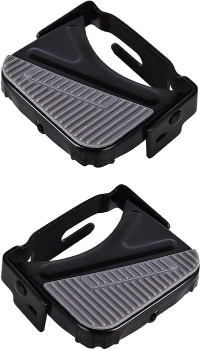 Fiets Achterste Voetsteun - Passagier Pedalen Fiets - Extra passagiers vervoeren - Opvouwbaar met veer - 85 x 91 mm