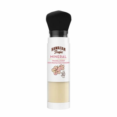 Hawaiian Tropic Mineral Powder Brush SPF 30 - 2 x 4,25 gr - Voordeelverpakking