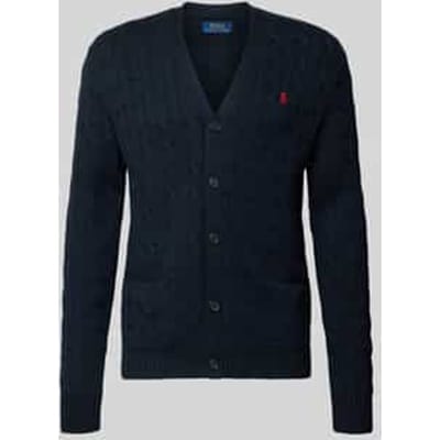 Gebreid jack met knoopsluiting