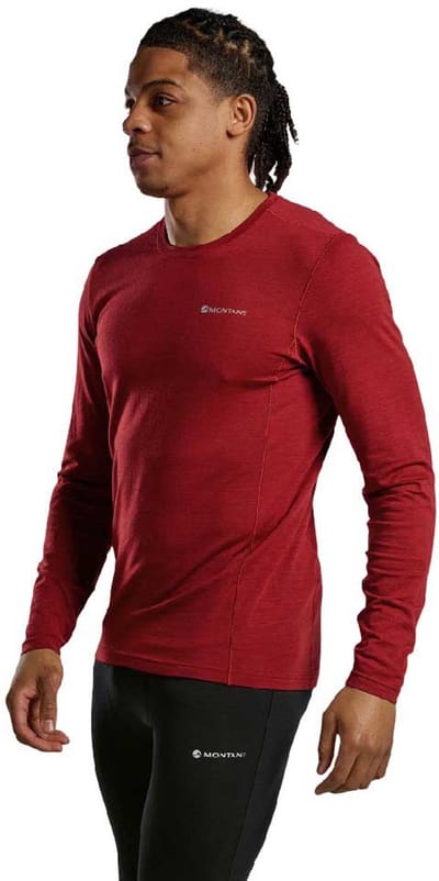 Montane Malli T-shirt Met Lange Mouwen Rood S Man