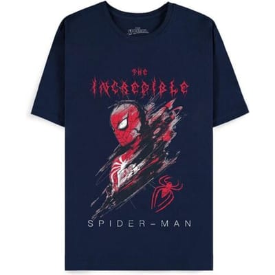 Spider-Man - Disney T-shirt - The Incredible - XL tot XXL - voor Mannen - blauw