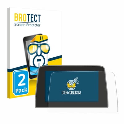 BROTECT - Screenprotector voor Ford Puma 2019 - 2023 - Folie Beschermfolie transparant 2 Stuks