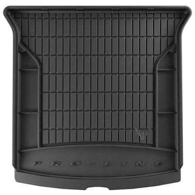 Premium Rubber Kofferbakmat met Organizer Functie – Geschikt voor SKODA Kodiaq vanaf 2016 – 7-persoons uitvoering (met 3e zitrij ingeklapt) – Zonder zij-nissen – TPE Rubber – Hoge Rand 5 cm