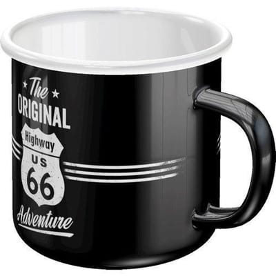 Nostalgic Art Emaille koffietas Highway 66