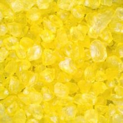 Decoratieve Gekleurde Glassteentjes / Gekleurd Glas - Geel - 4-10mm - 1kg