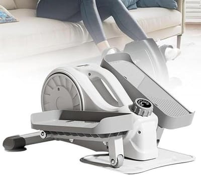Onder Desk Elliptical - Pedaaloefening - Actief Blijven - 16 Weerstanden - Compact Design - Zwart