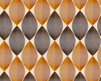 GRAFISCHE BOLLEN BEHANG - Beige Bruin Oranje - AS Creation Adelaide